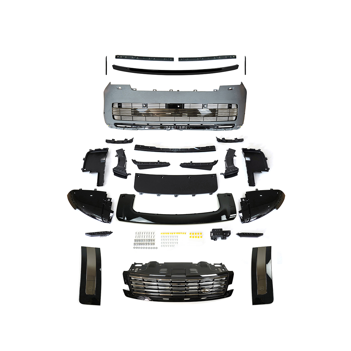 SV-Style Front Bumper Kit - Painted Injection-Moulded PP