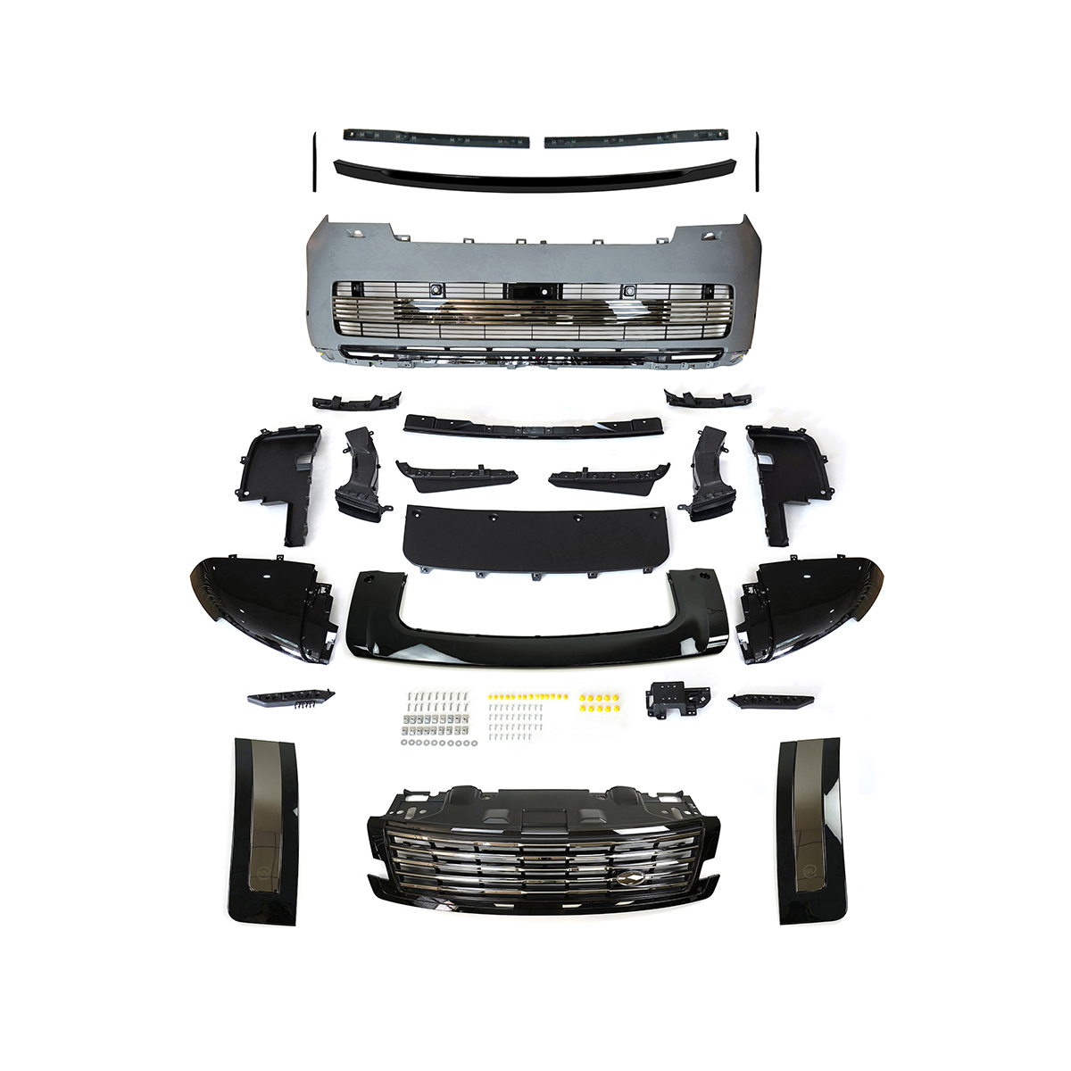 SV-Style Front Bumper Kit - Painted Injection-Moulded PP