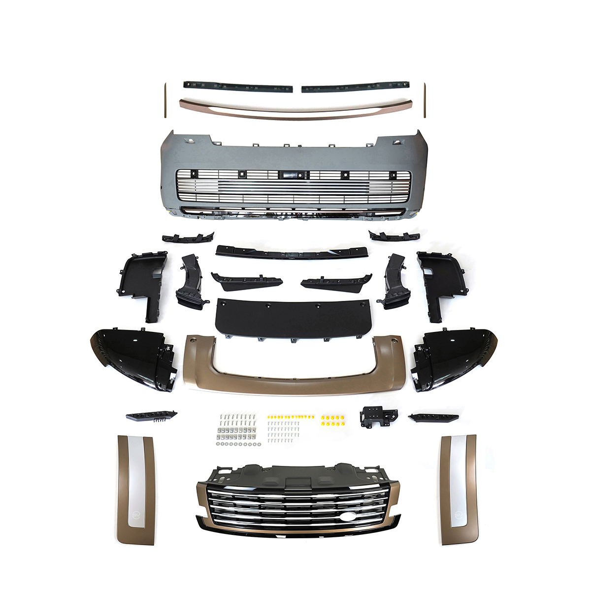 SV-Style Front Bumper Kit - Painted Injection-Moulded PP