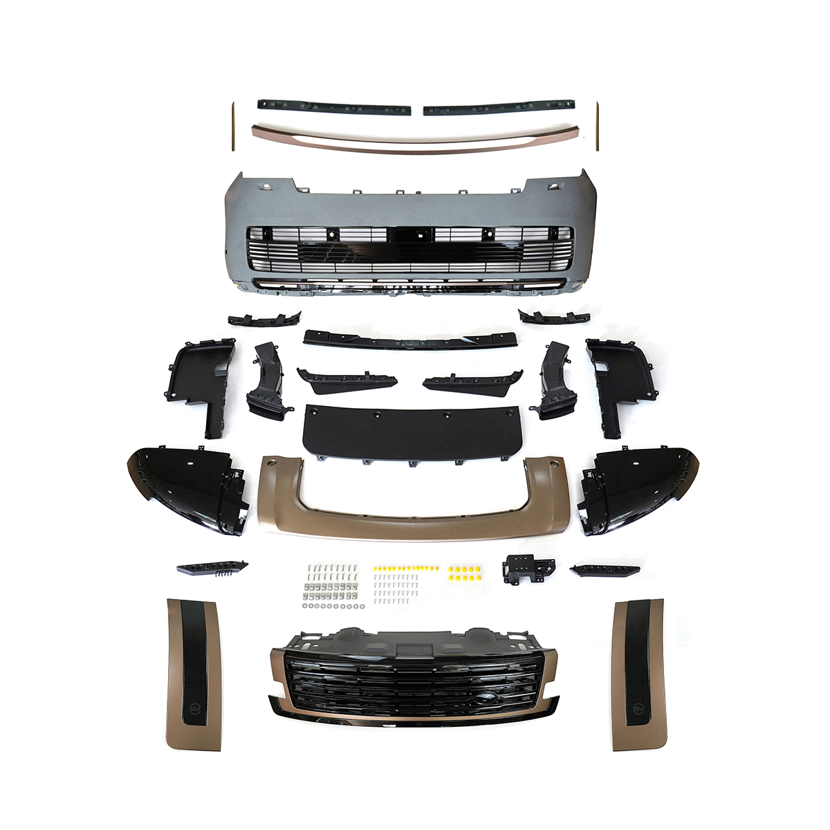 SV-Style Front Bumper Kit - Painted Injection-Moulded PP