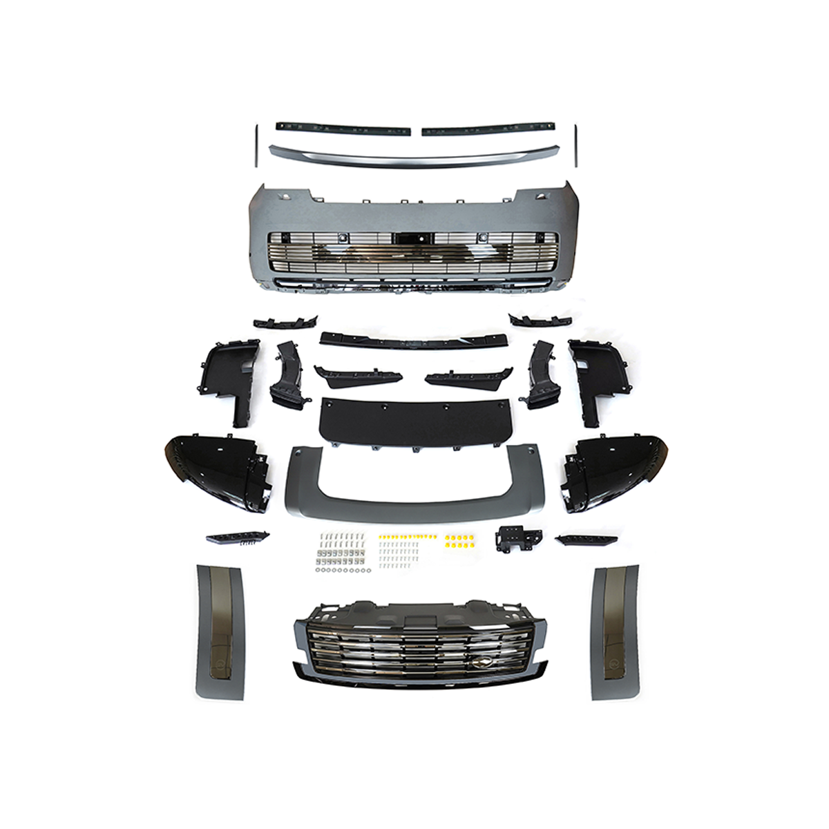 SV-Style Front Bumper Kit - Painted Injection-Moulded PP