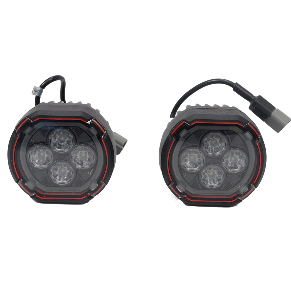 Dual-Function Round LED Spotlight with Amber Halo for Ineos Grenadier