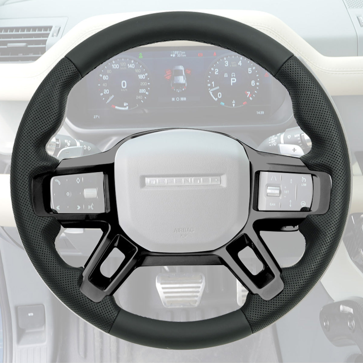 Perforated Performance Steering Wheel  ¨C Carbon Fiber+Nappa/ Nappa+Mahogany / Nappa Options