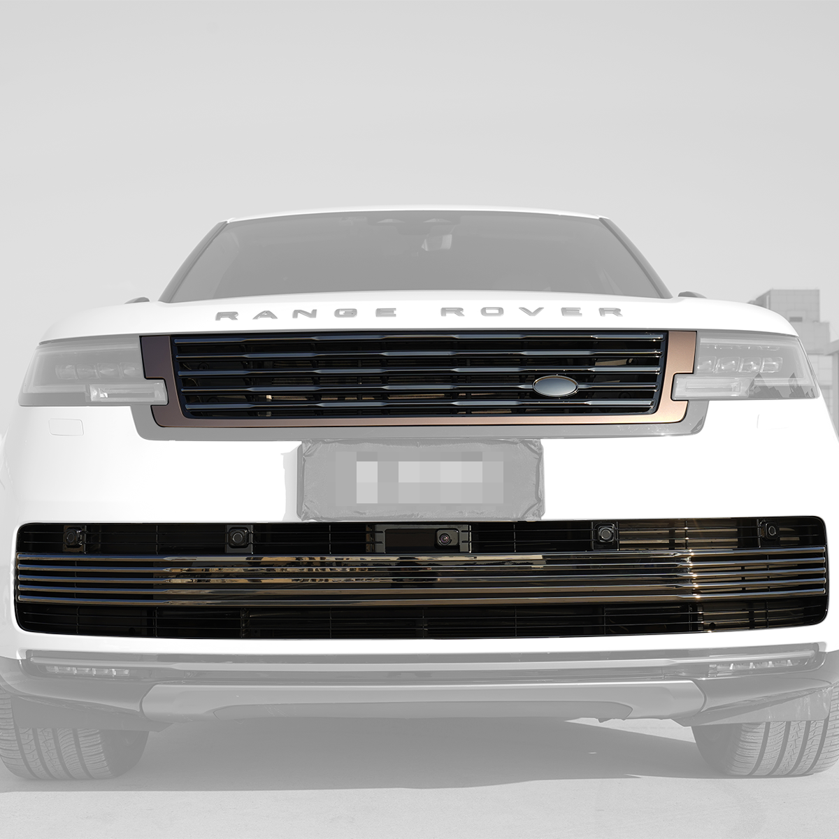 Front Grille Upgrade Kit in ABS and Chrome for Range Rover Sport L460