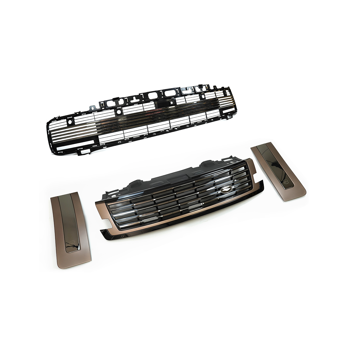 Front Grille Upgrade Kit in ABS and Chrome for Range Rover Sport L460