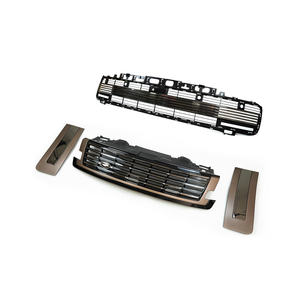 Front Grille Upgrade Kit in ABS and Chrome for Range Rover Sport L460