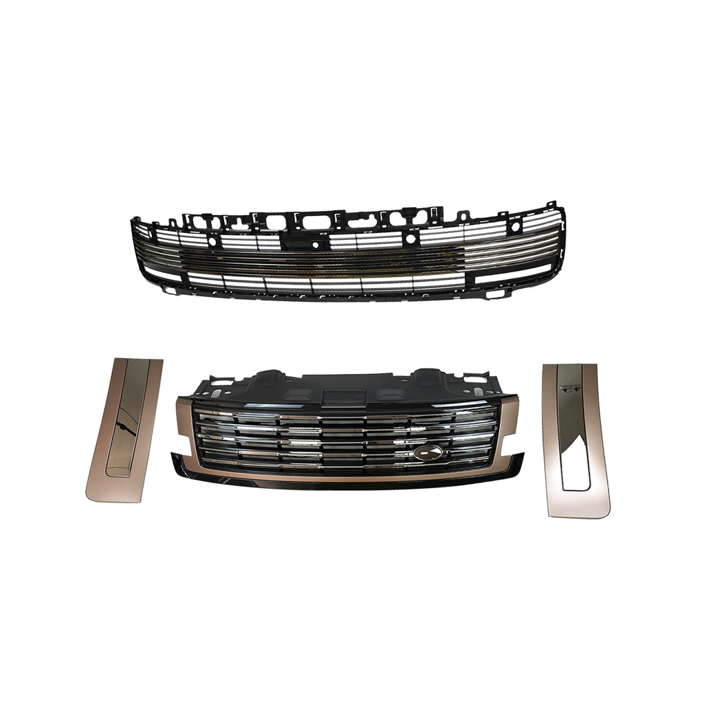 Front Grille Upgrade Kit in ABS and Chrome for Range Rover Sport L460