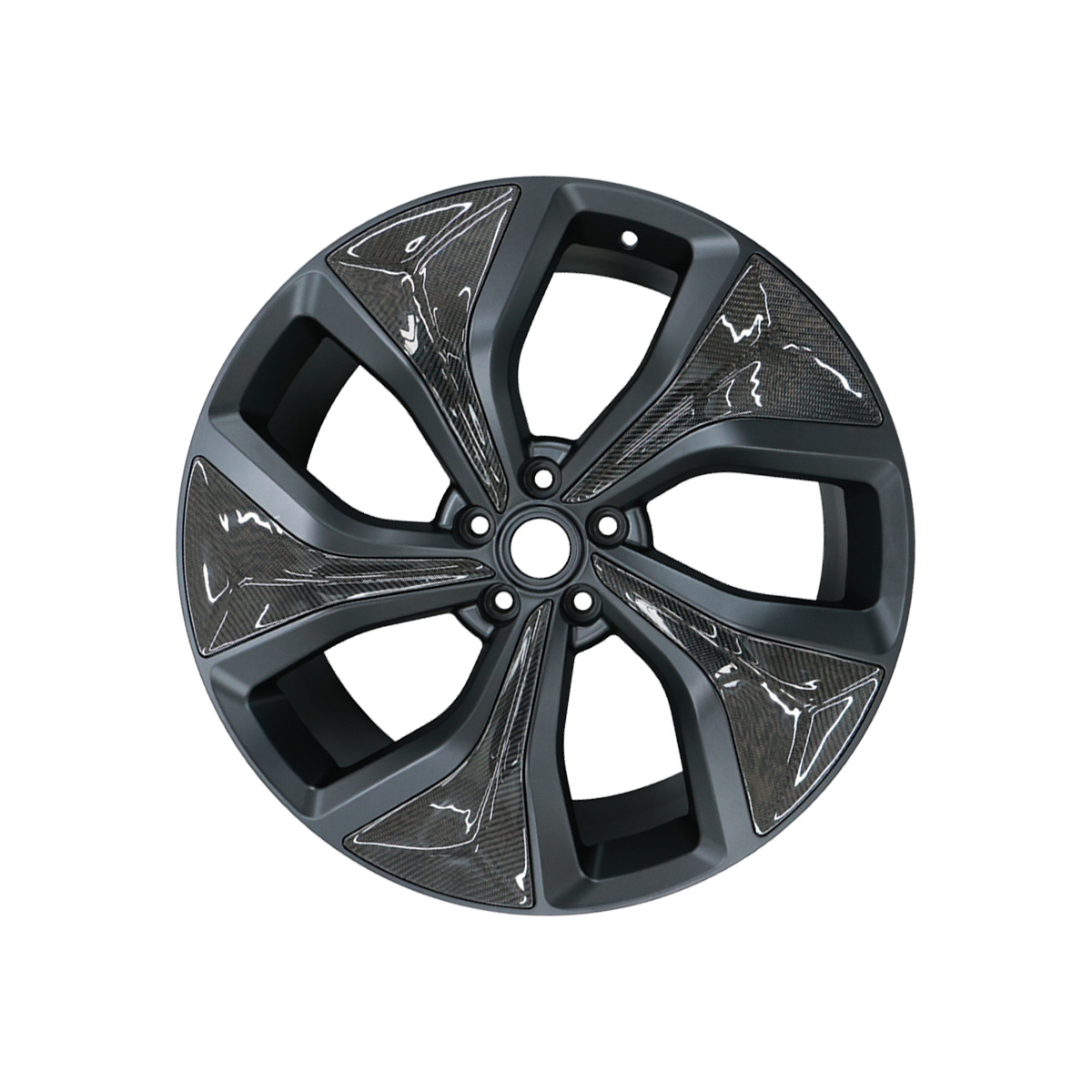 Forged alloy wheels with carbon fibre accents for Range Rover Sport L461