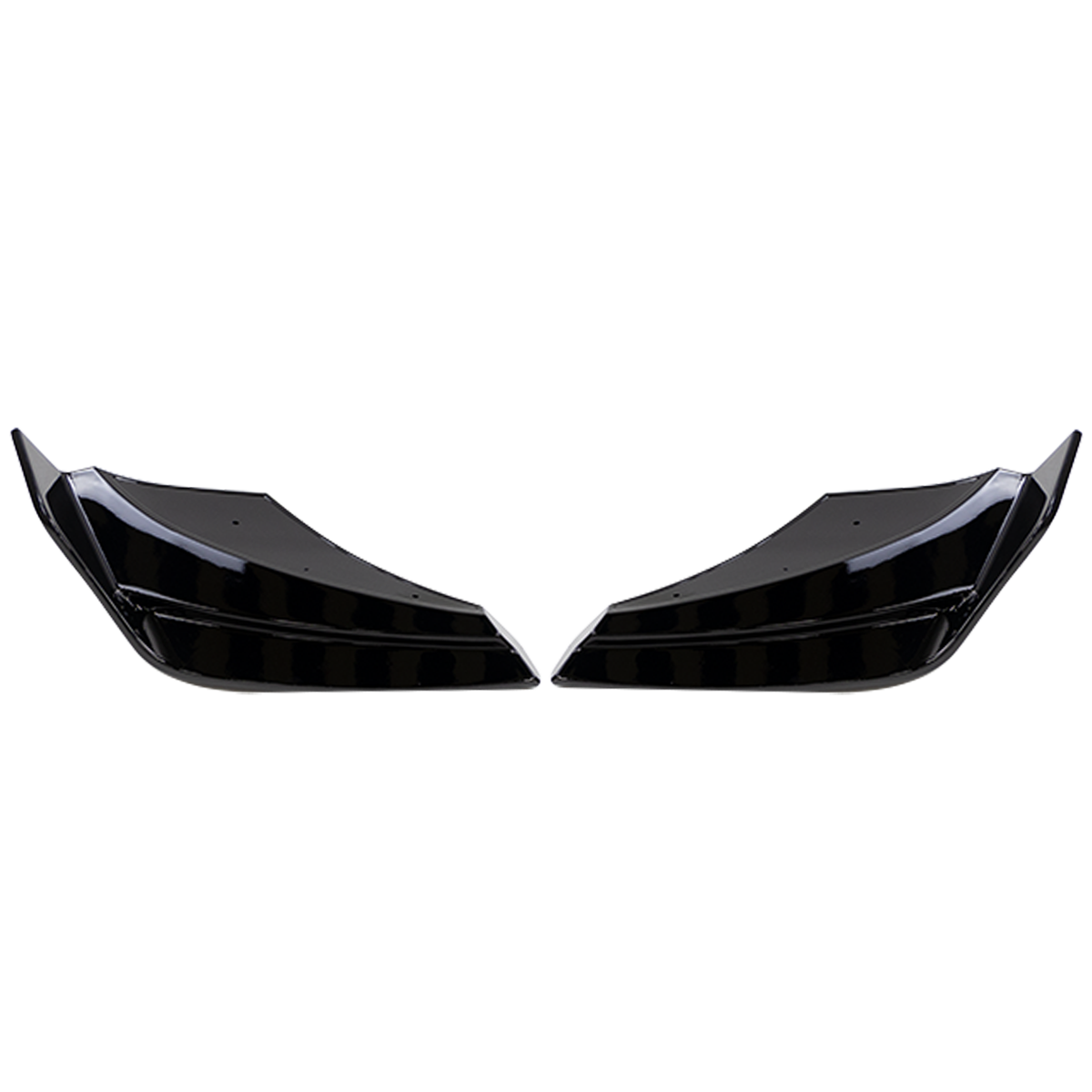 Rear Bumper Corner Covers  Gloss Black / Carbon Fiber