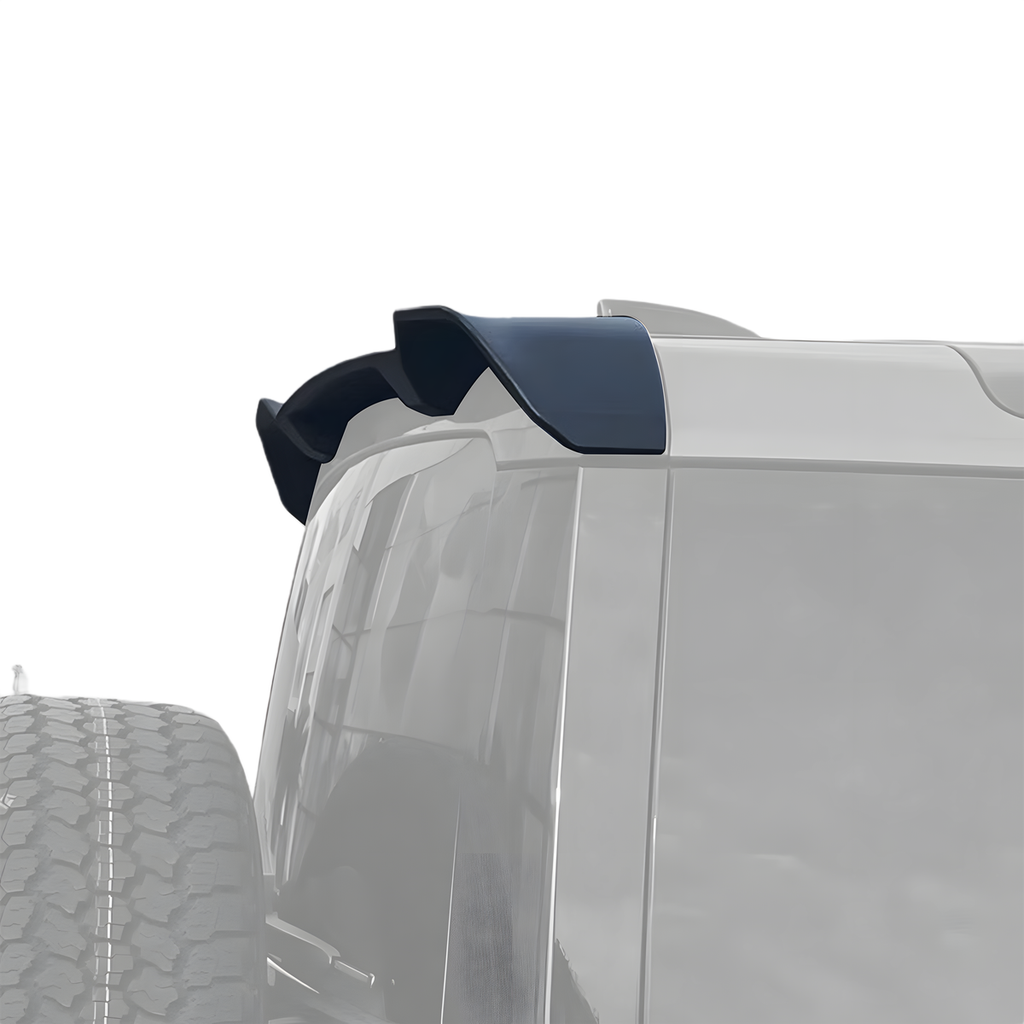 Land Rover Defender L663 Rear Roof Spoiler - Carbon Fibre / Gloss Black ABS