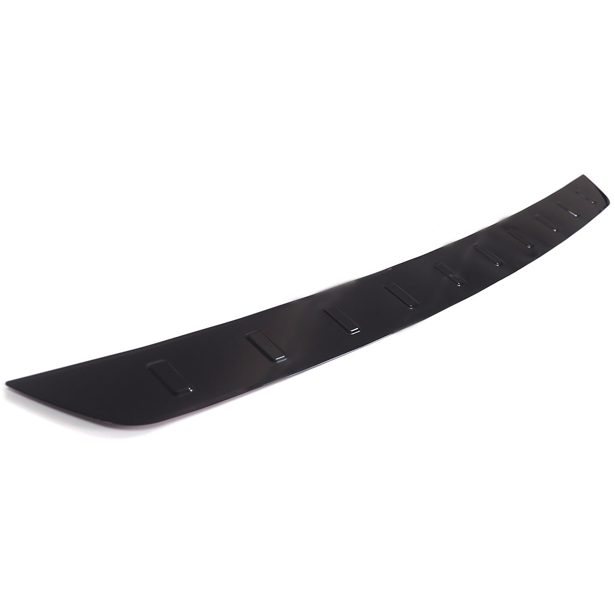 Rear Tailgate Sill Plate for Land Rover Defender 90/110 ¨C Black/Silver Aluminium