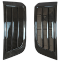 Side Vent Cover | Carbon Fibre / Gloss Black
