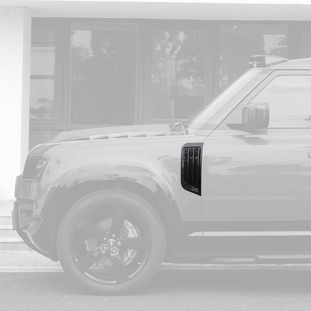 Side Vent Cover | Carbon Fibre / Gloss Black