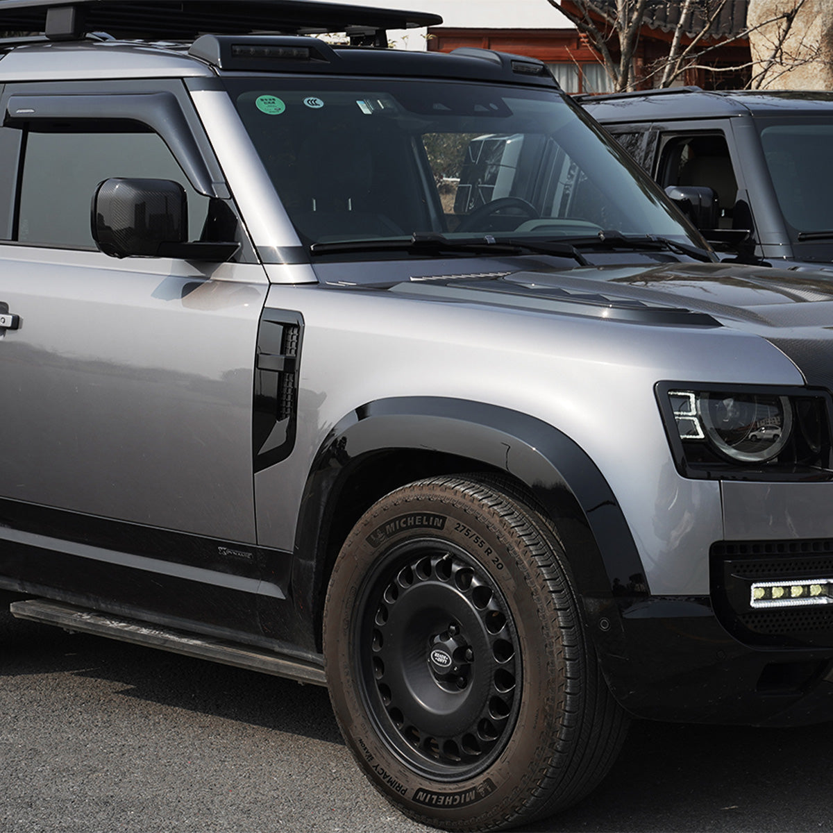 Side Vent Cover | Carbon Fibre / Gloss Black