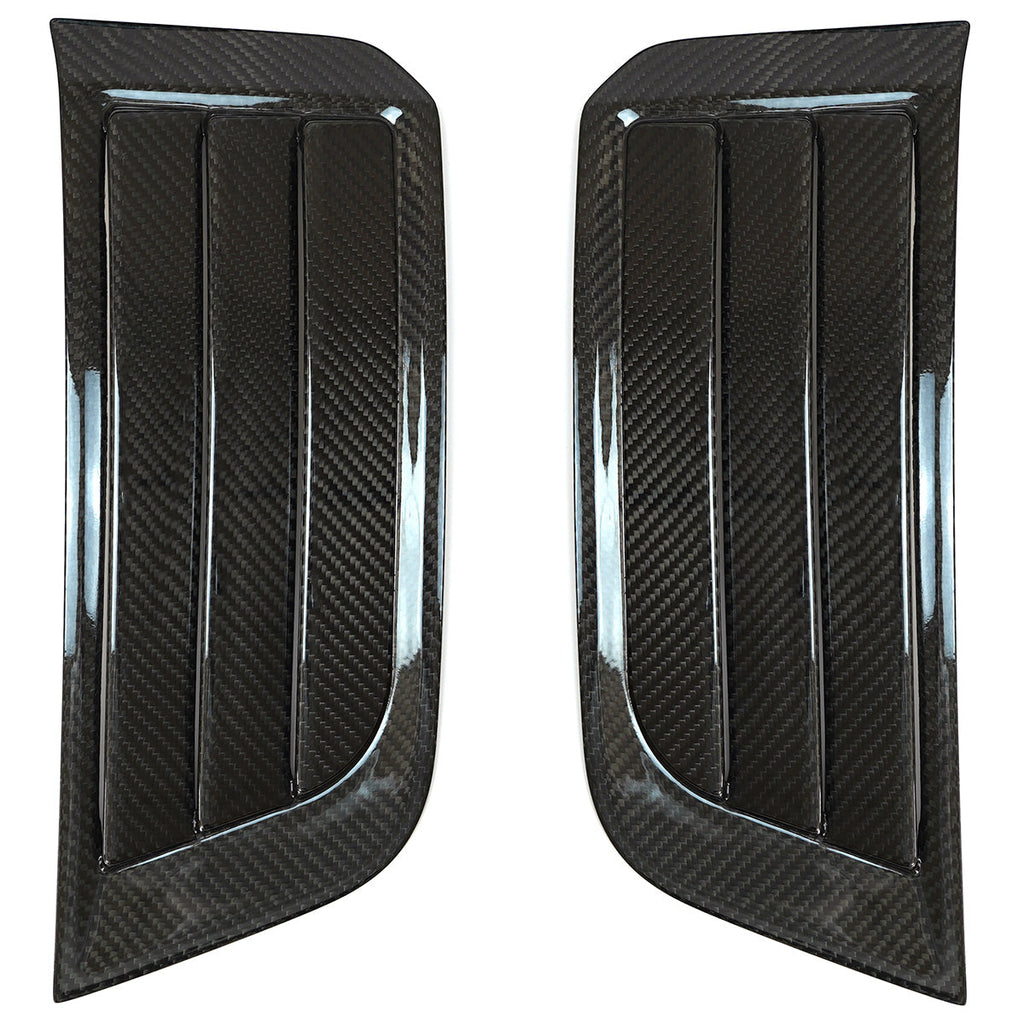 Side Vent Cover | Carbon Fibre / Gloss Black