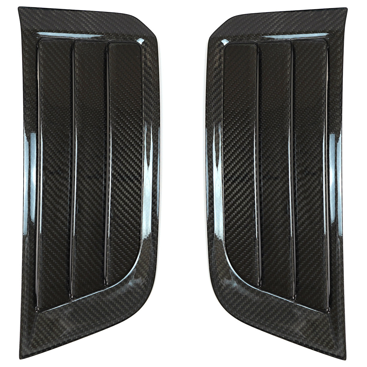 Side Vent Cover | Carbon Fibre / Gloss Black