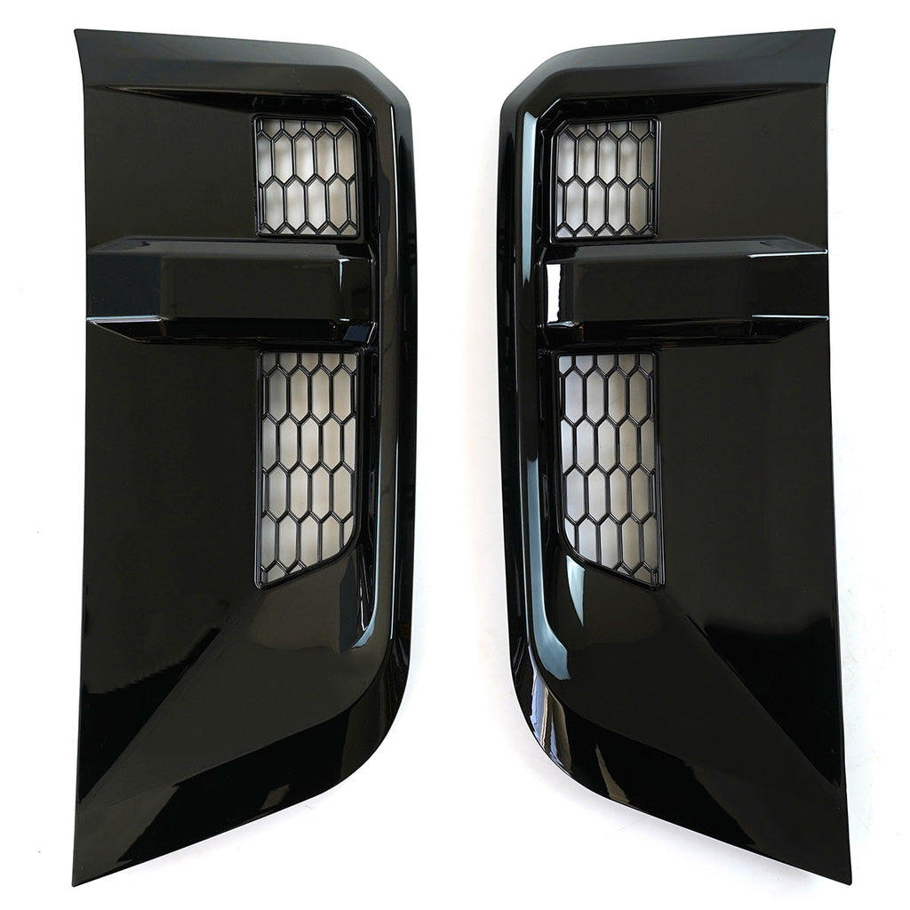 Side Vent Cover | Carbon Fibre / Gloss Black