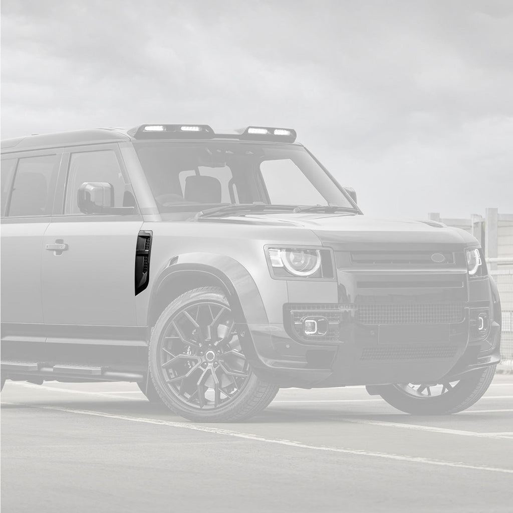 Side Vent Cover | Carbon Fibre / Gloss Black