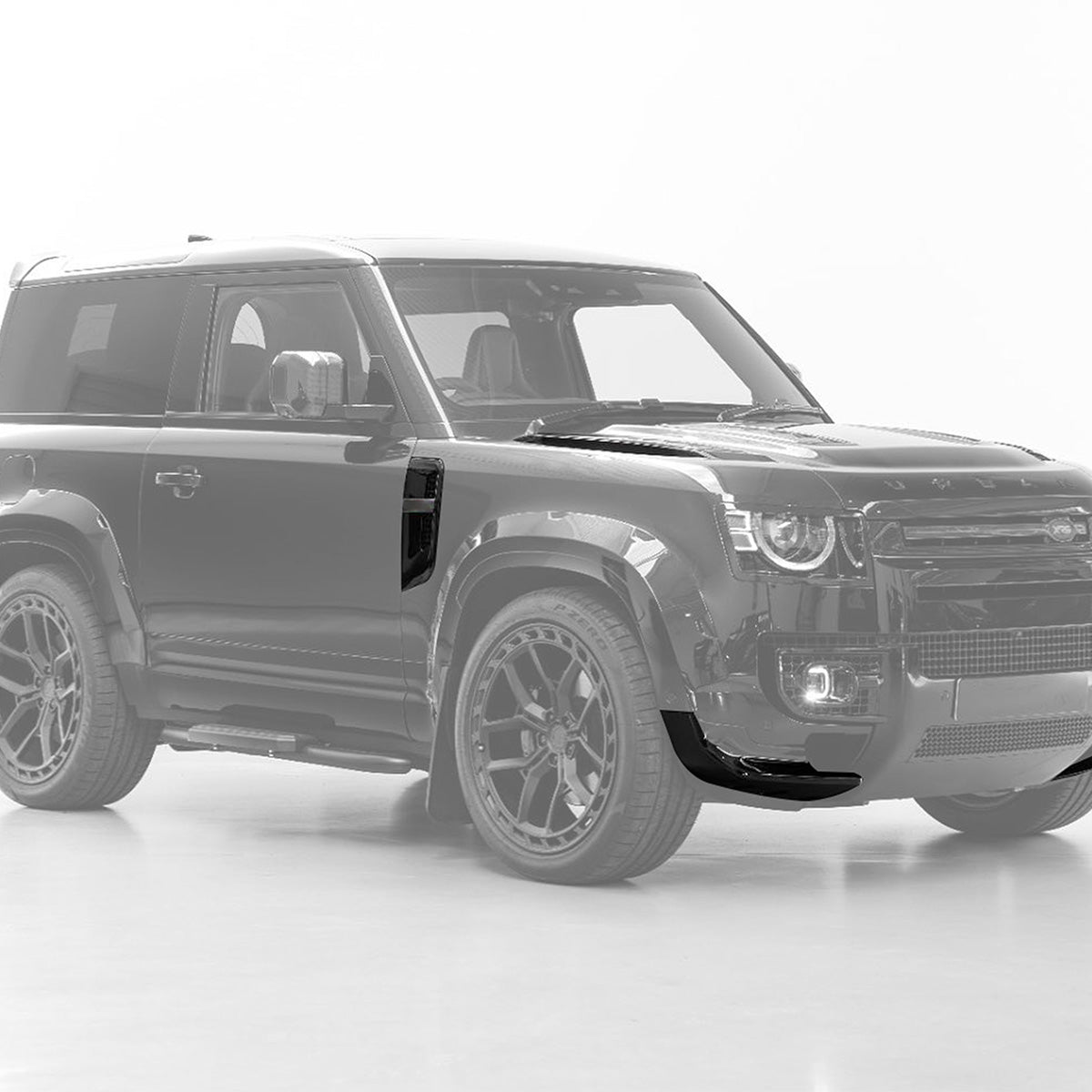 Side Vent Cover | Carbon Fibre / Gloss Black