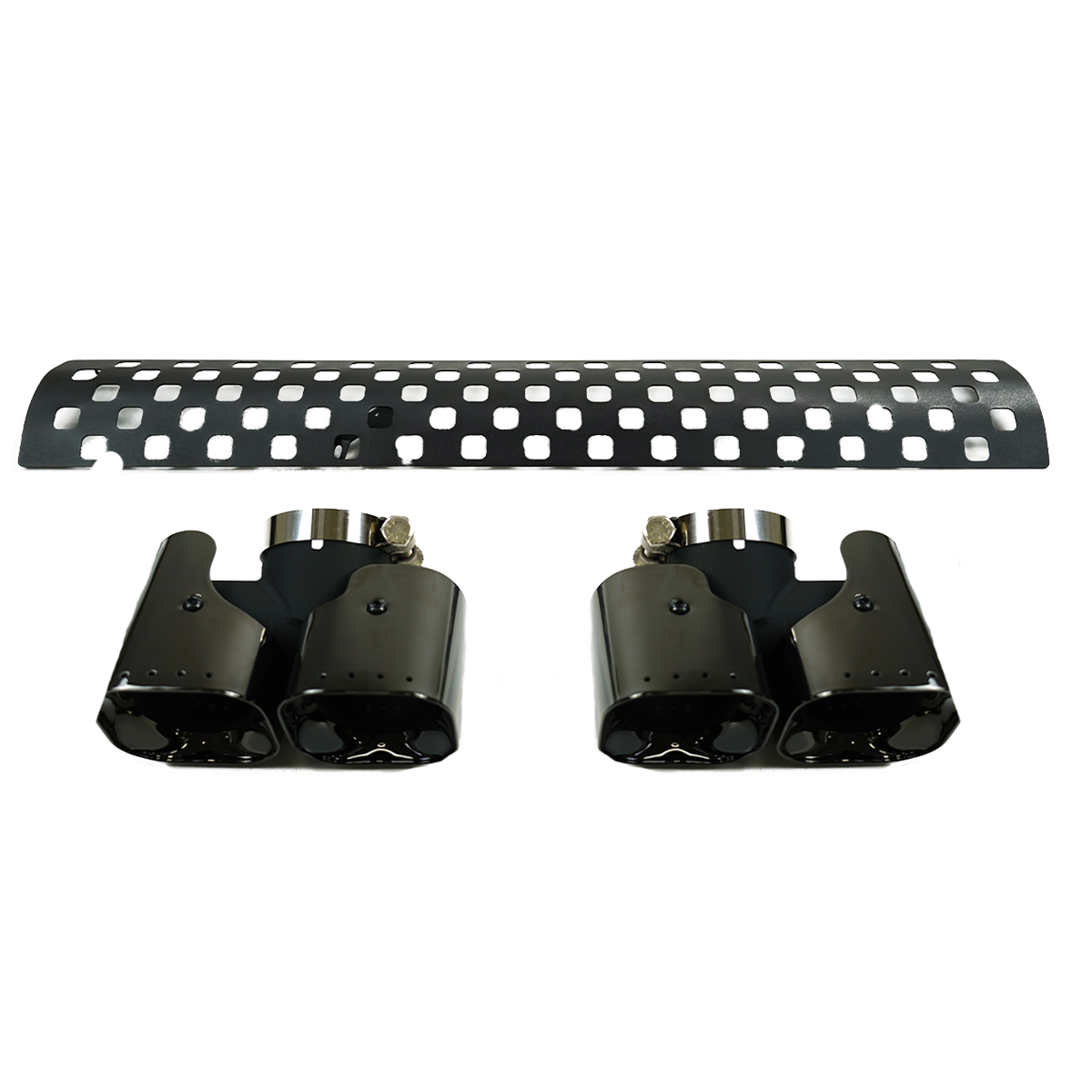 Square Exhaust Tip Kit