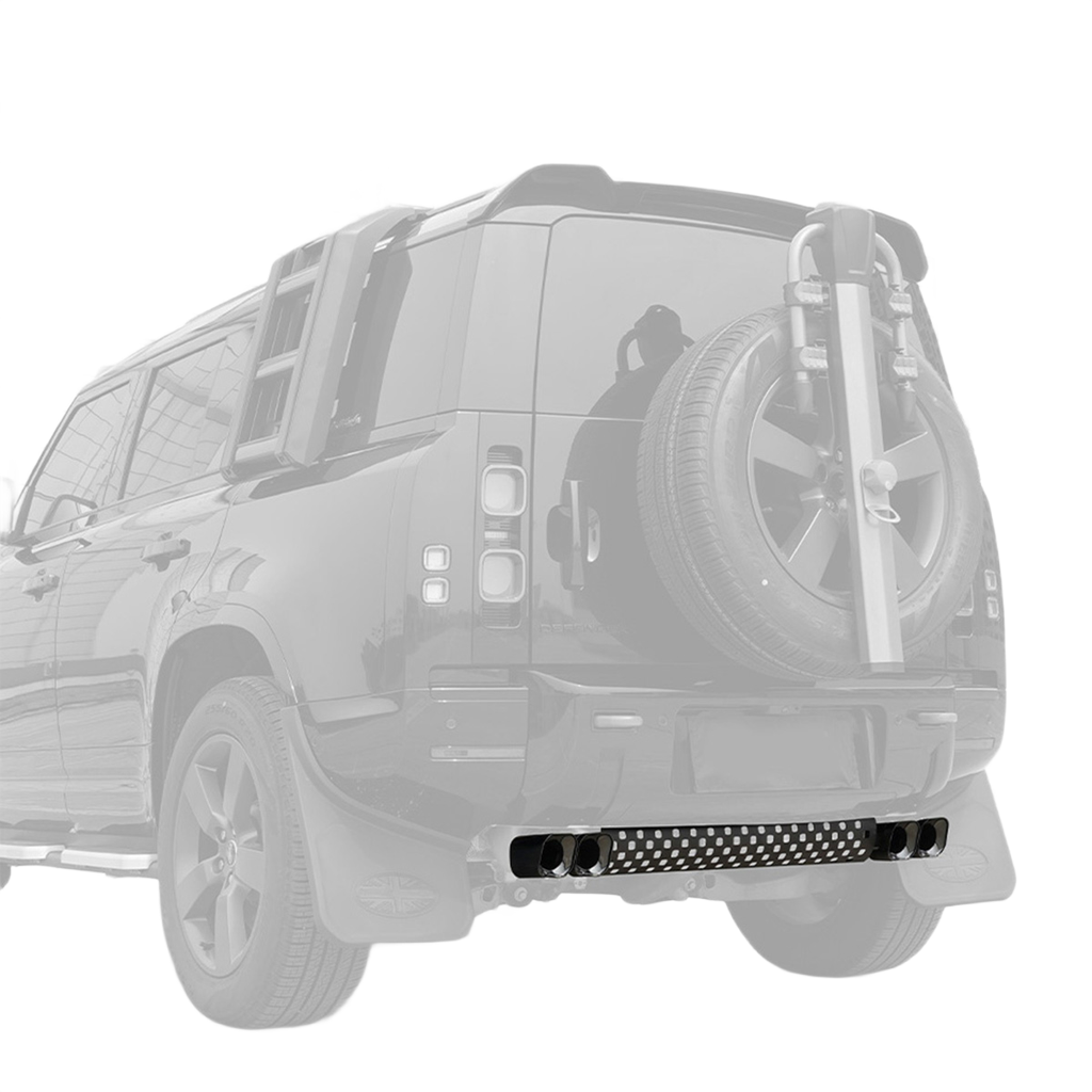 Square Exhaust Tip Kit