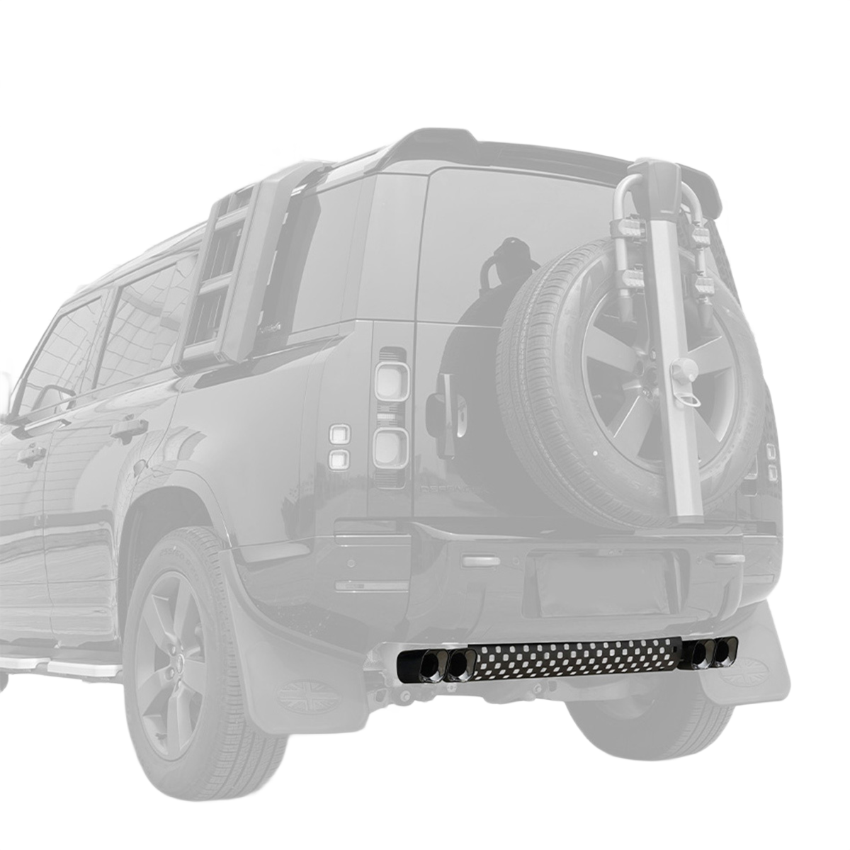 Square Exhaust Tip Kit