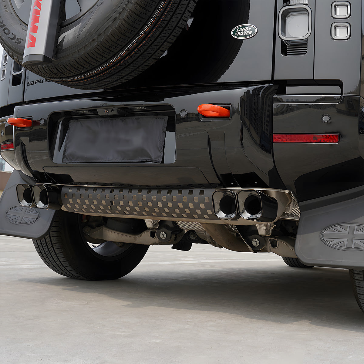 Square Exhaust Tip Kit