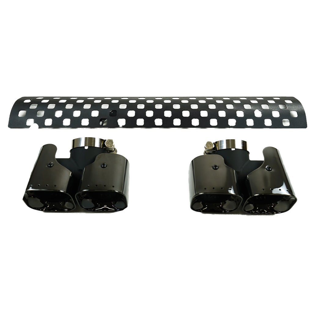 Square Exhaust Tip Kit