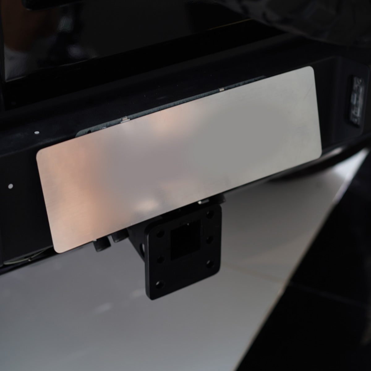 Trailer Hitch Mount Bracket - Rear Tow Hook Base Plate