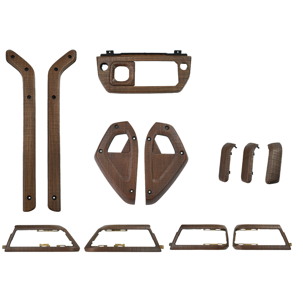 Wood Grain Interior Trim Kit Walnut Finish (LHD & RHD Available)