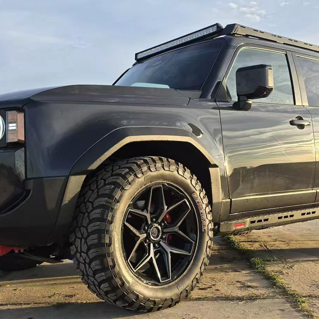 Wide Body Fender Flares for Toyota Land Cruiser LC250 - Matte Black ABS
