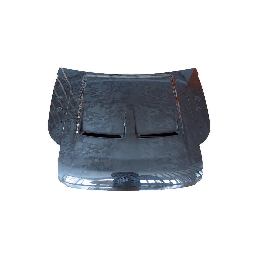 Bonnet Hood Carbon Fiber (Natural / Camouflage) & Aluminum Options