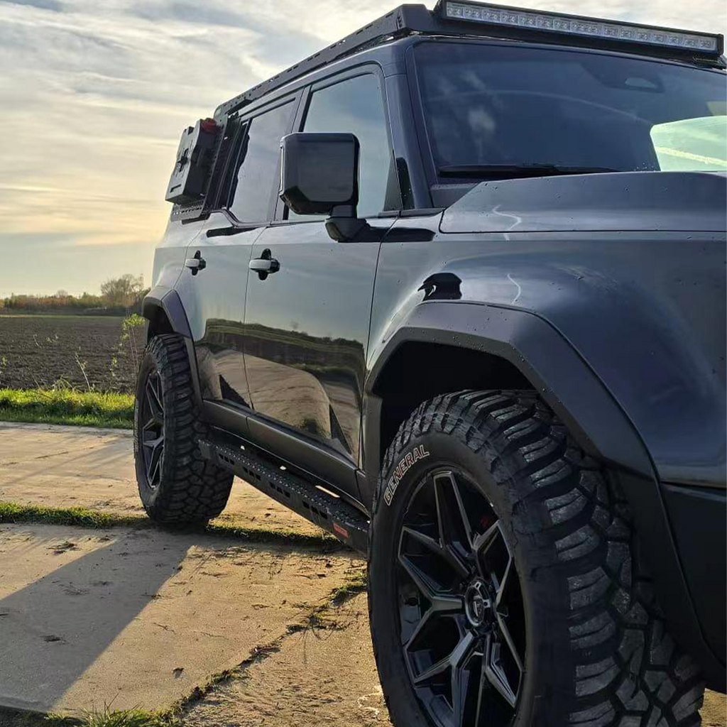 Wide Body Fender Flares for Toyota Land Cruiser LC250 - Matte Black ABS
