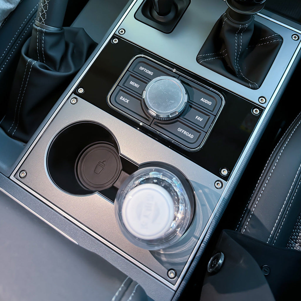 Centre Console Cup Holder Mat  ¨C Anti-Slip Silicone