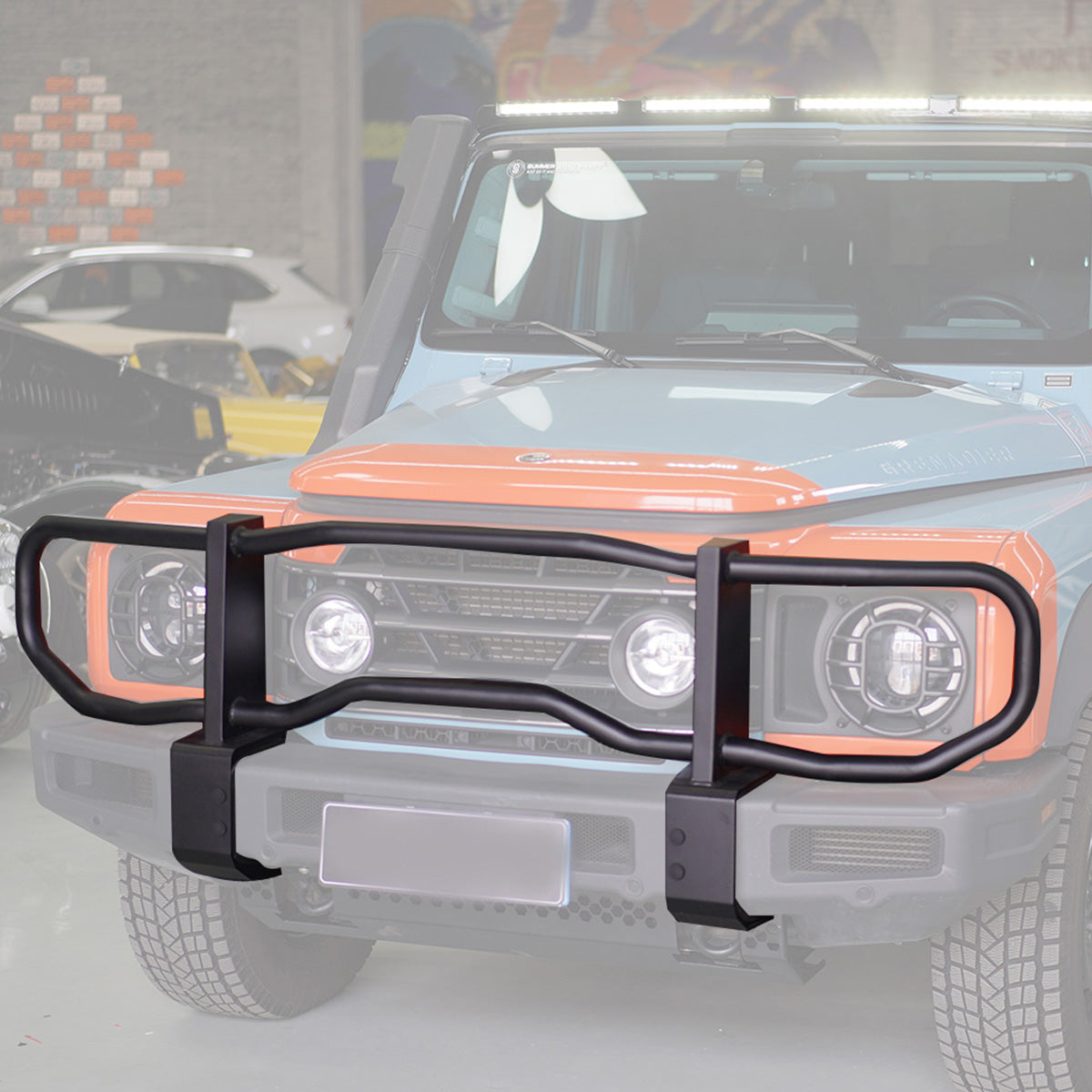 Front Bull Bar for INEOS Grenadier - Heavy-Duty Steel Grille Guard