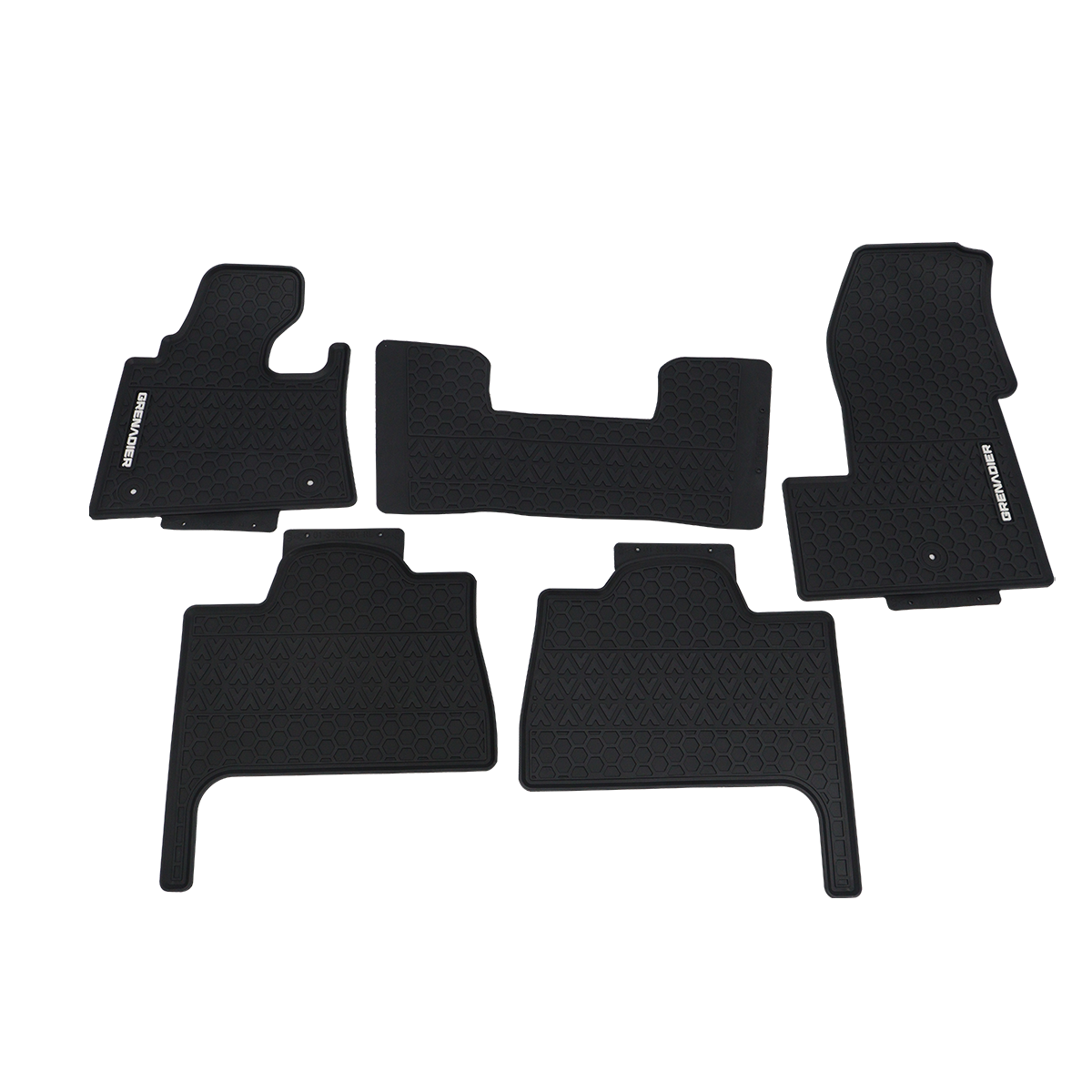 Full Set Floor Mats for INEOS Grenadier ¨C Latex Rubber Material