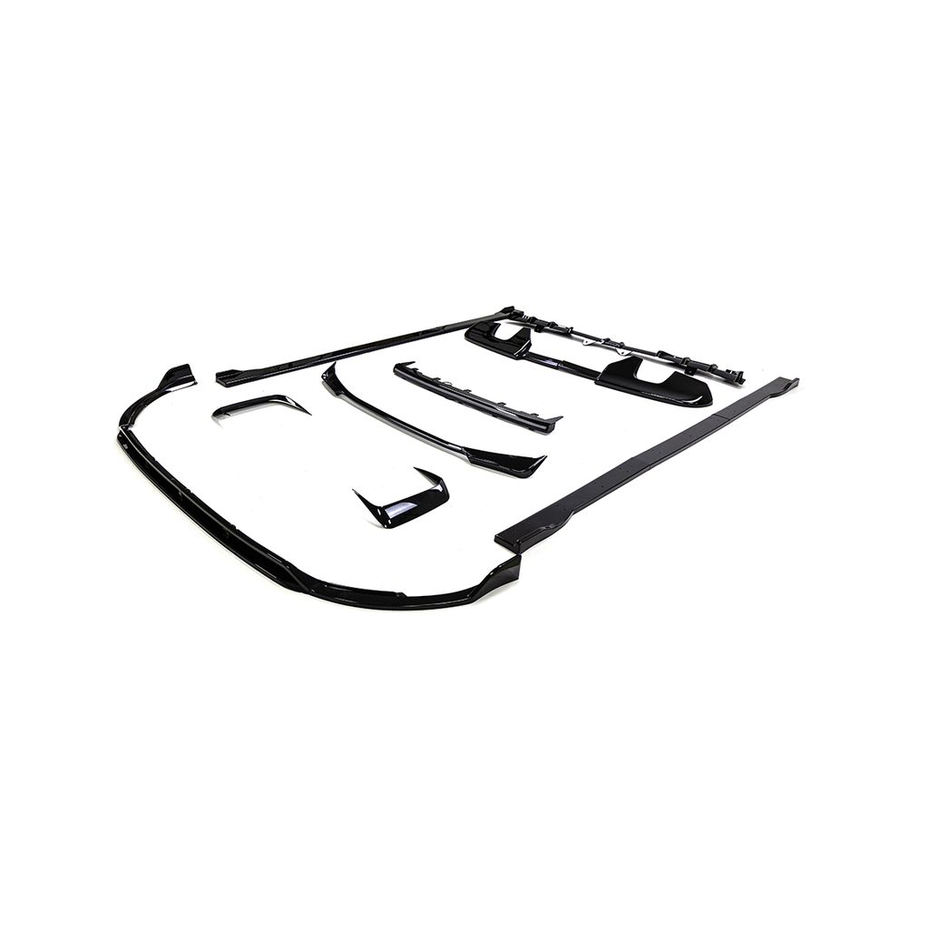 Gloss Black Small Body Kit for Ford Transit - ABS+PP with Integrated LED