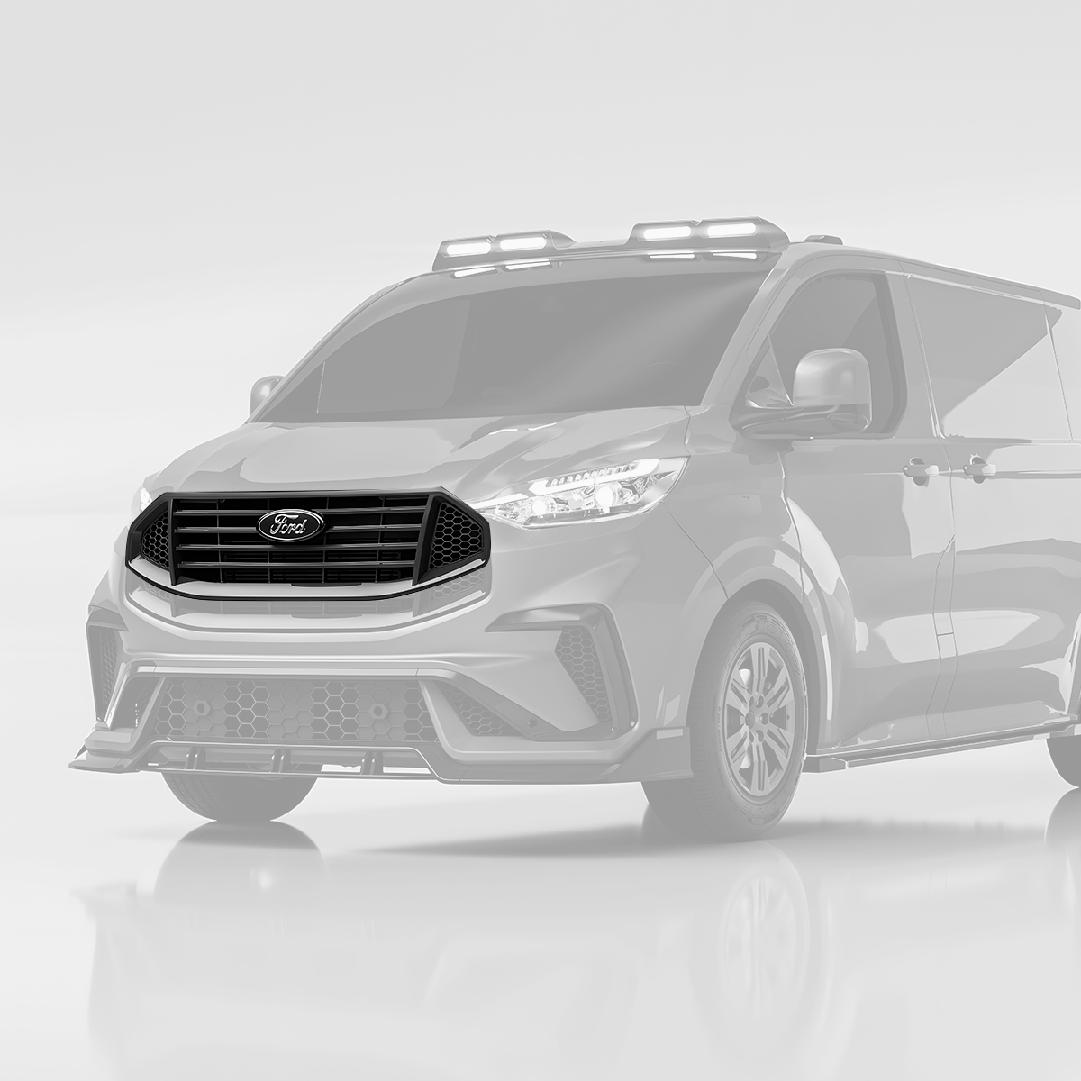 Front Grille Light | Ford Transit - ABS + LED - OEM-style fitment