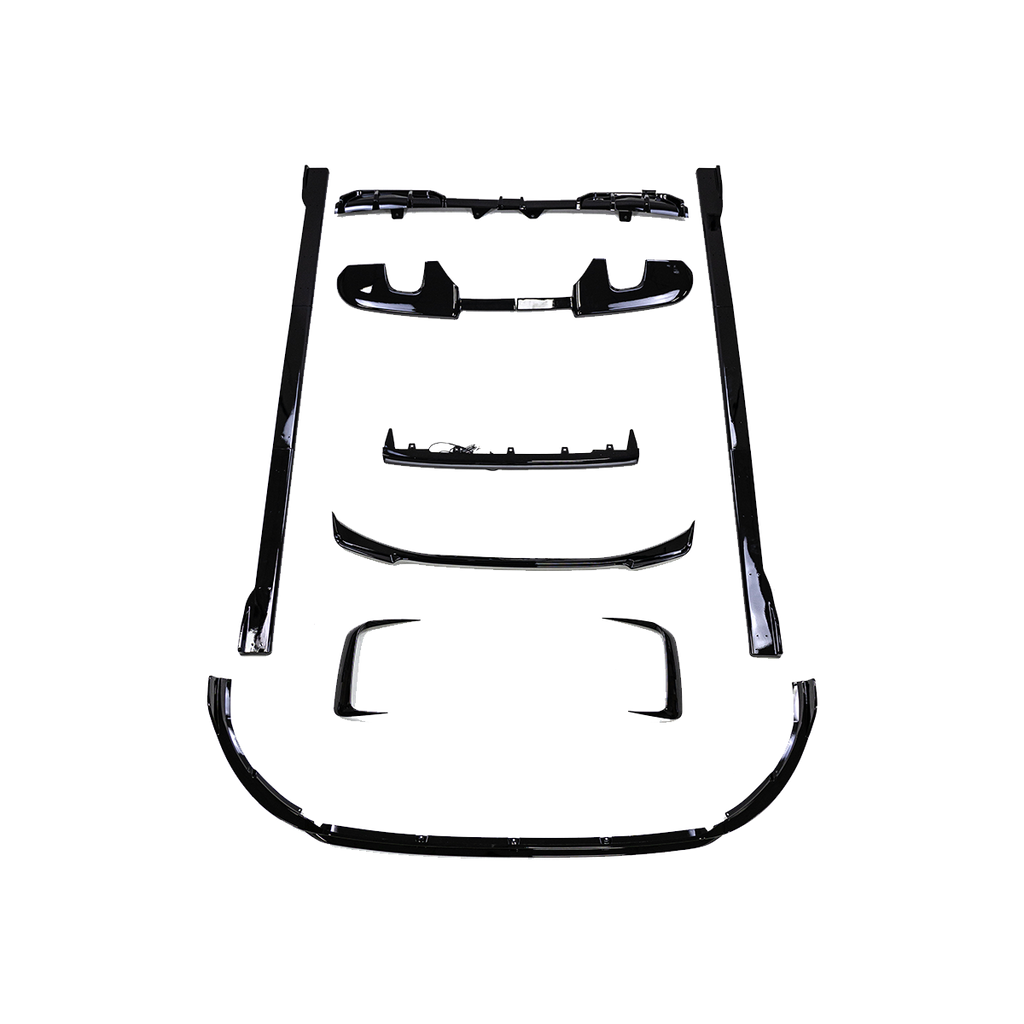 Gloss Black Small Body Kit for Ford Transit - ABS+PP with Integrated LED