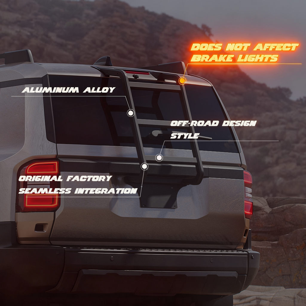 Aluminum Rear Ladder for Toyota Land Cruiser LC250 (2024+) - Off-Road Style