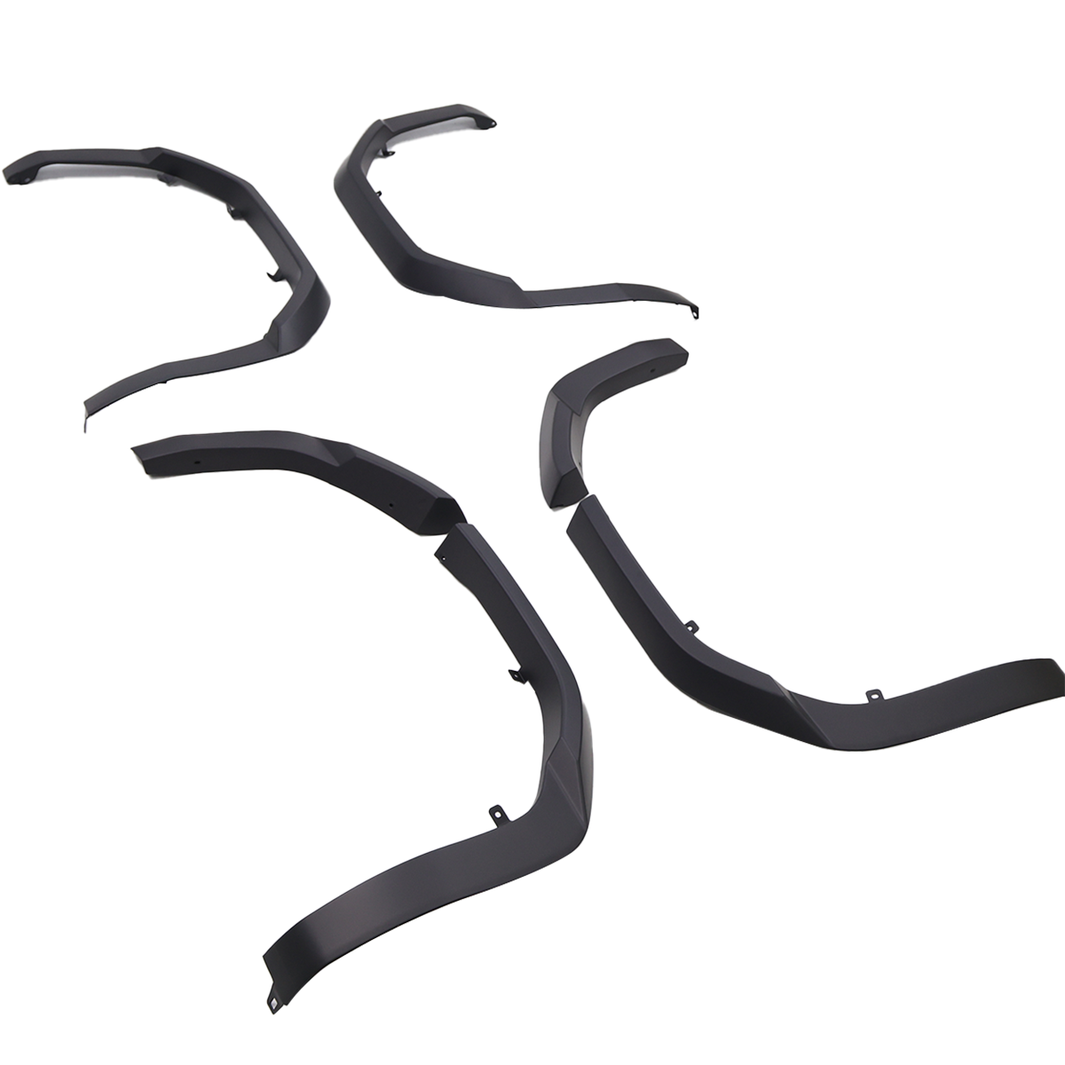 Wide Body Fender Flares for Toyota Land Cruiser LC250 - Matte Black ABS