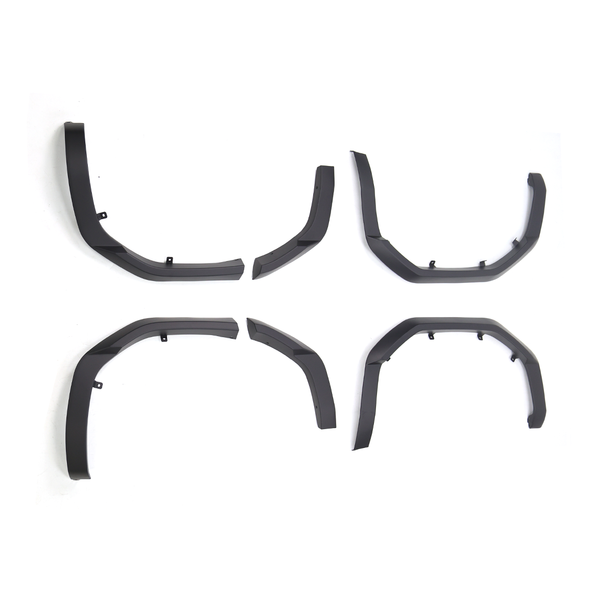 Wide Body Fender Flares for Toyota Land Cruiser LC250 - Matte Black ABS